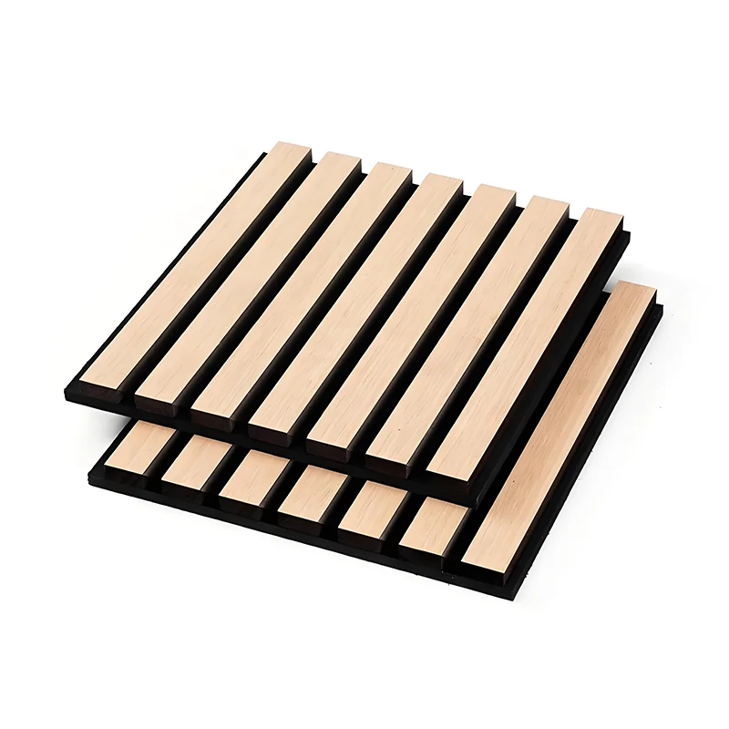 Painéal adhmaid slat fuaimiúil